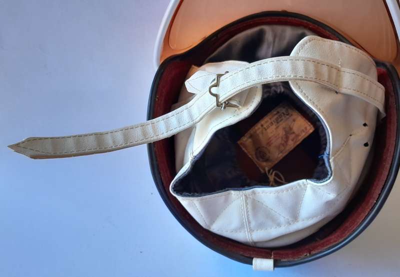 Vintage 1960`s `Stadium Project 4` Helmet With `McHal` Bubble Shield. Rare. Amazing Condition.