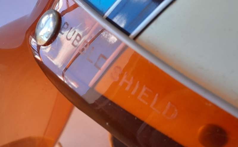 Vintage 1960`s `Stadium Project 4` Helmet With `McHal` Bubble Shield. Rare. Amazing Condition.