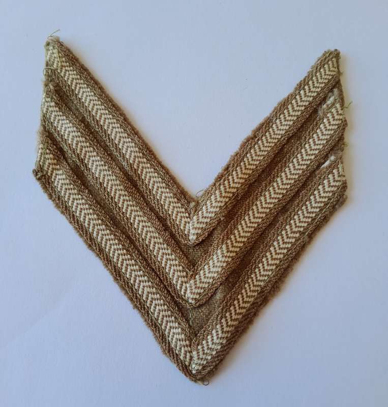 WW2 SA Airforce Sergeant`s Stripes.