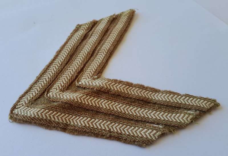WW2 SA Airforce Sergeant`s Stripes.