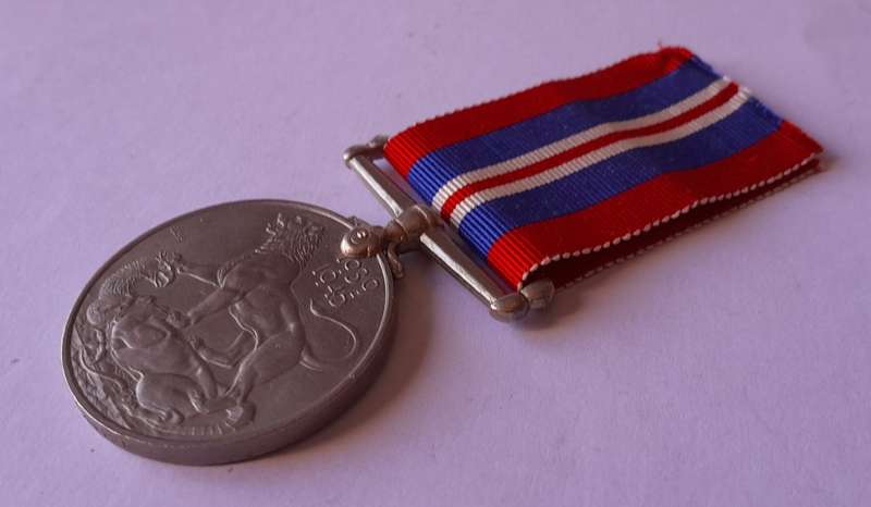 WW2 War Medal 1939-1945 To `578448 D.D. Paterson`.