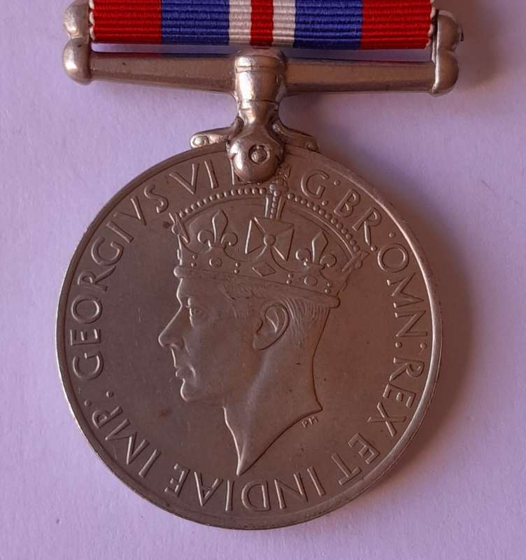WW2 War Medal 1939-1945 To `578448 D.D. Paterson`.