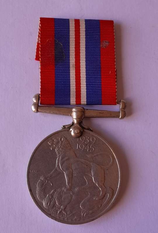 WW2 War Medal 1939-1945 To `20054 C.A. Pienaar`.