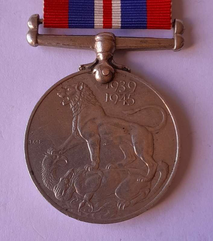 WW2 War Medal 1939-1945 To `20054 C.A. Pienaar`.
