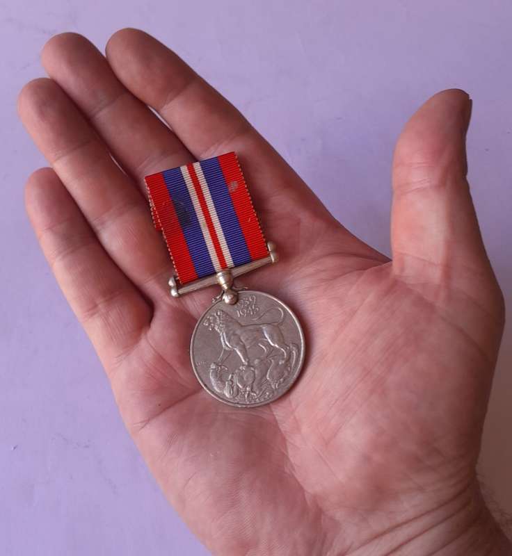 WW2 War Medal 1939-1945 To `20054 C.A. Pienaar`.