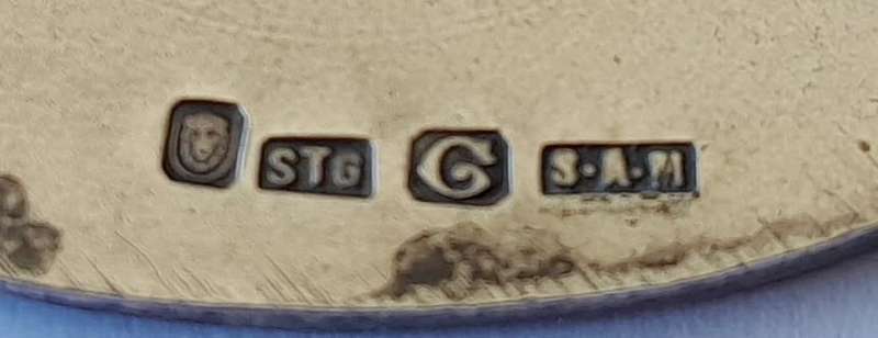 Solid Sterling Silver `1854-1954, Volkspele, O.V.S.-Eeufees` Badge.