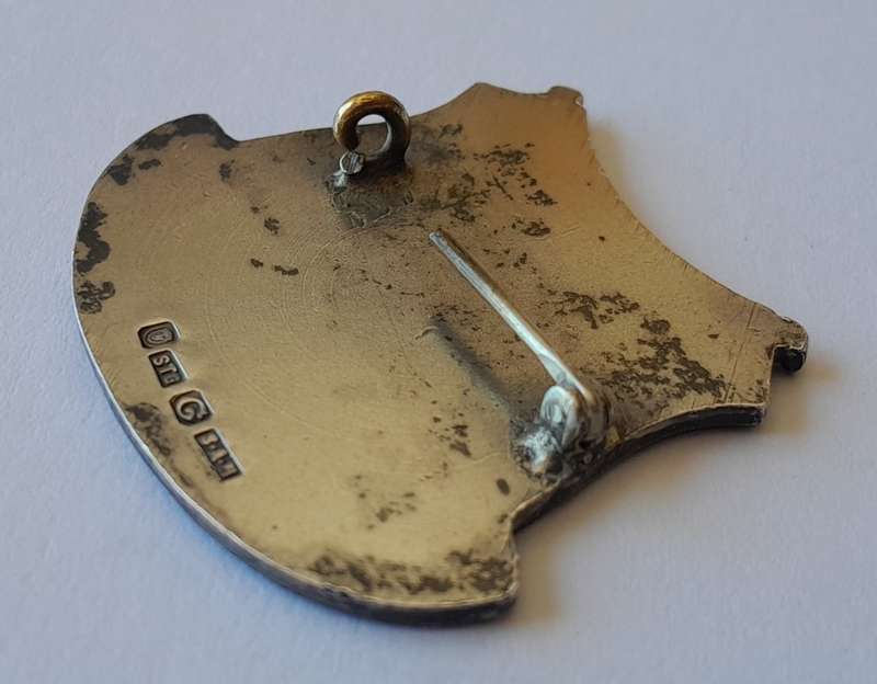 Solid Sterling Silver `1854-1954, Volkspele, O.V.S.-Eeufees` Badge.