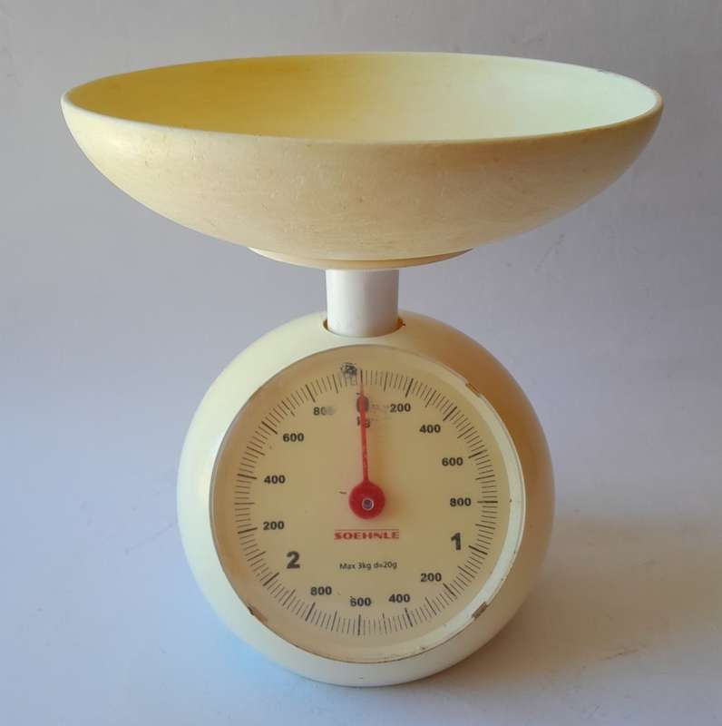 Vintage 1970`s Soehnle (West Germany) Kitchen Scale. Working.