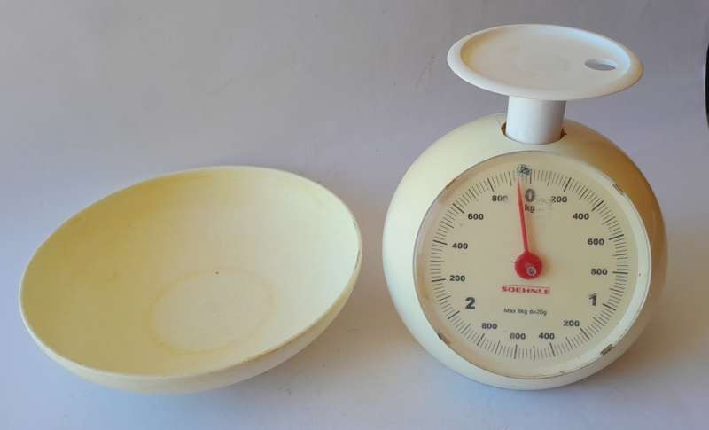 Vintage 1970`s Soehnle (West Germany) Kitchen Scale. Working.