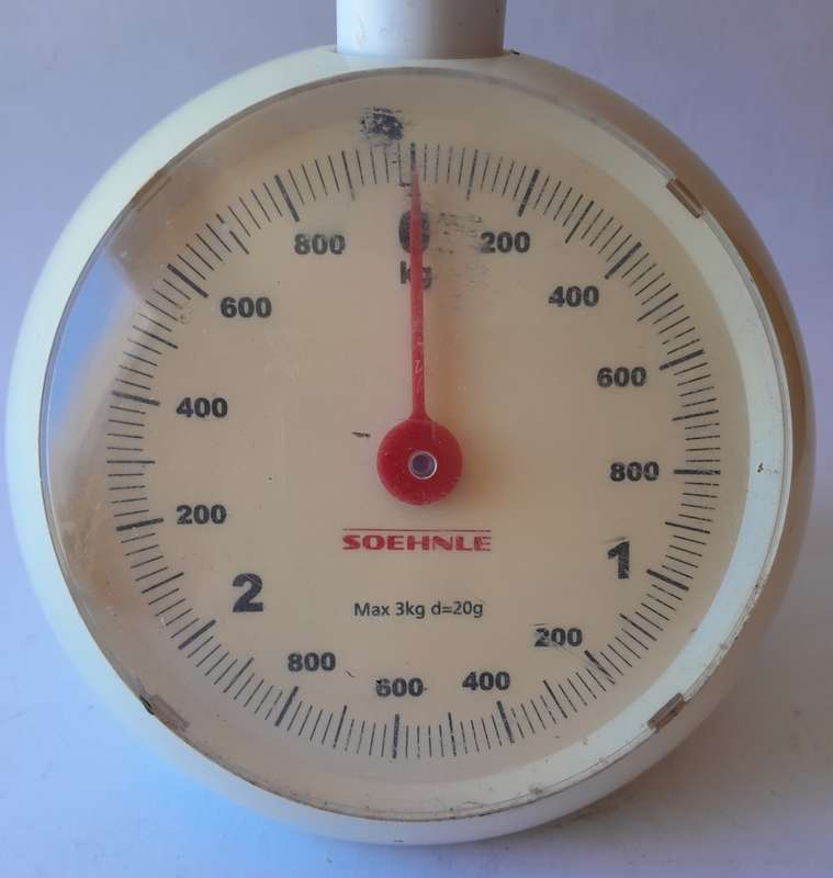 Vintage 1970`s Soehnle (West Germany) Kitchen Scale. Working.