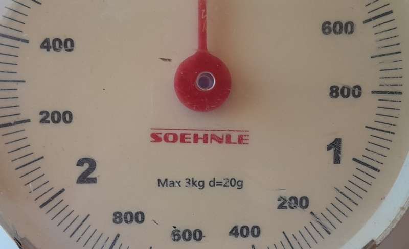 Vintage 1970`s Soehnle (West Germany) Kitchen Scale. Working.