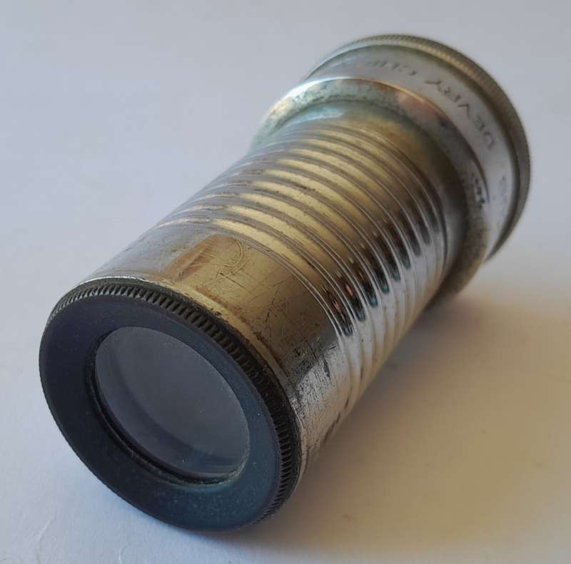 Rare 1920`s De Vry `2. IN.FOCUS` Movie Camera Lens. Chicago, USA.