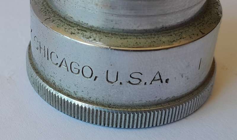 Rare 1920`s De Vry `2. IN.FOCUS` Movie Camera Lens. Chicago, USA.