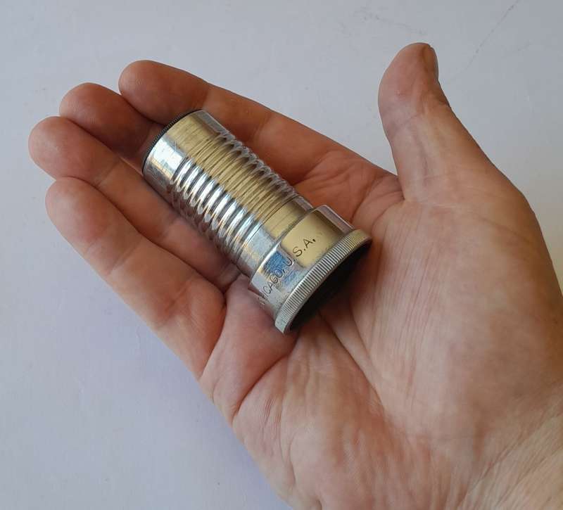 Rare 1920`s De Vry `2. IN.FOCUS` Movie Camera Lens. Chicago, USA.