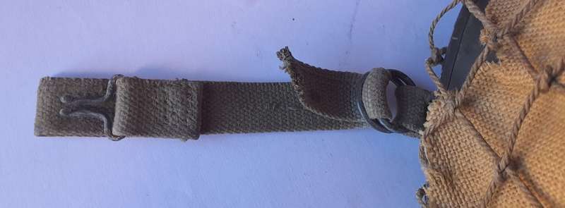 Vintage SADF Staaldak Helmet With Full Bush Camo Netting And Inner.