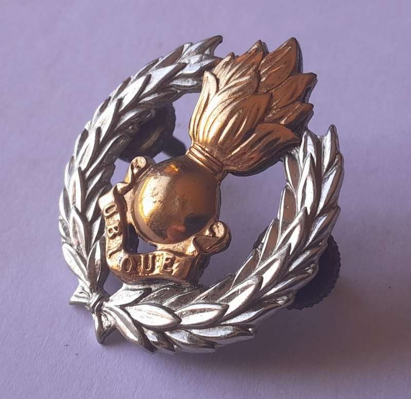 SADF Engineer Corps Cap Badge.  Lugs Intact.