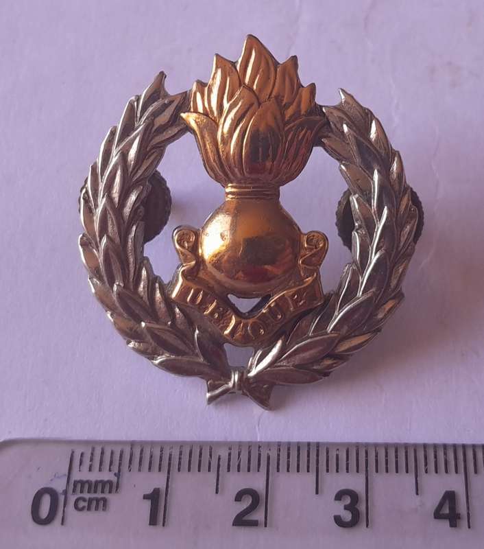 SADF Engineer Corps Cap Badge.  Lugs Intact.