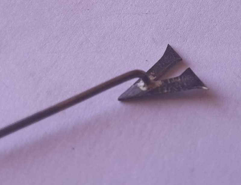 WW2 Sterling Silver `V` for Victory Pin.