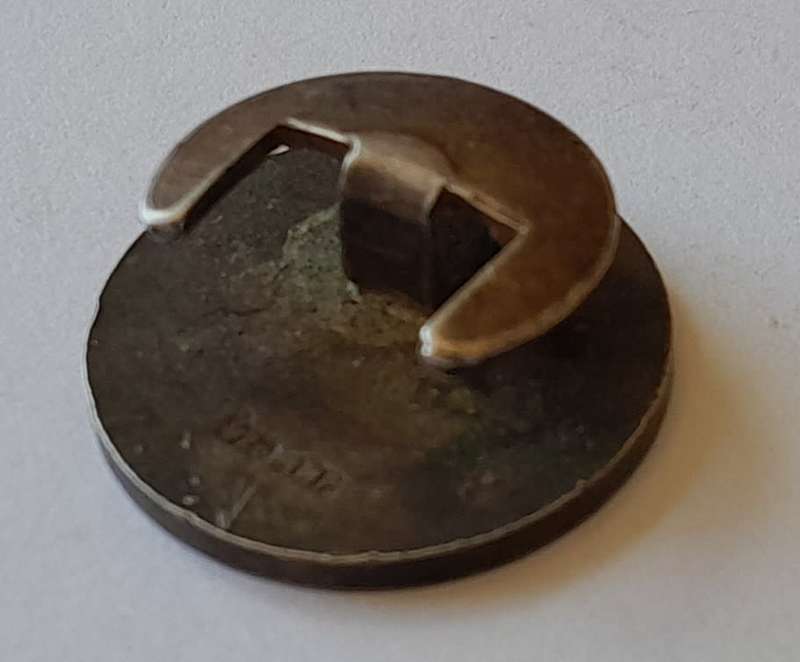 Solid Silver SA Railways And Harbours `A.S.A. / A.P.V.` Unity Badge.