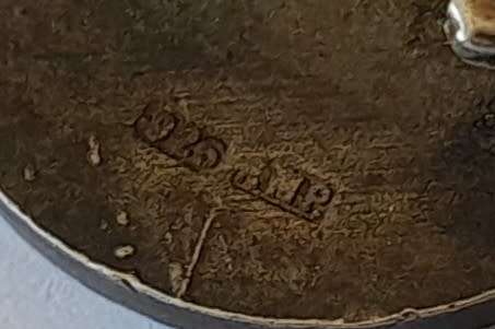 Solid Silver SA Railways And Harbours `A.S.A. / A.P.V.` Unity Badge.