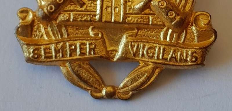 SADF Special Service Corps Cap Badge. Lugs Intact.