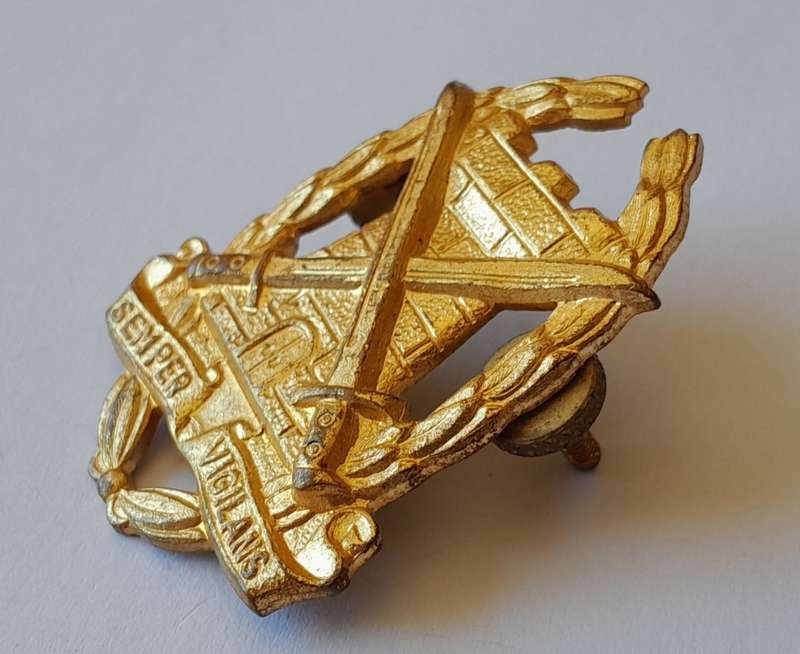 SADF Special Service Corps Cap Badge. Lugs Intact.