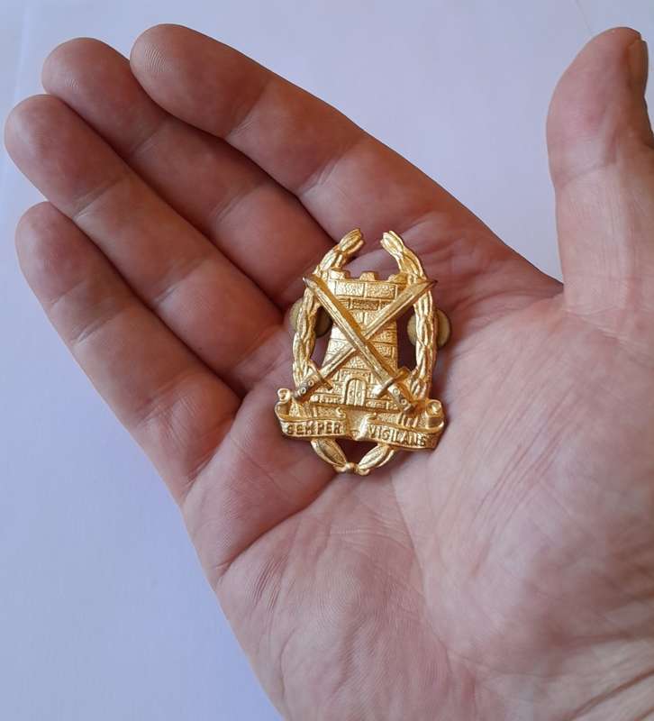 SADF Special Service Corps Cap Badge. Lugs Intact.