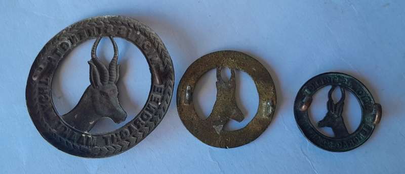WW2 South African Infantry Badge Collection. Different Sizes. Lugs Intact.