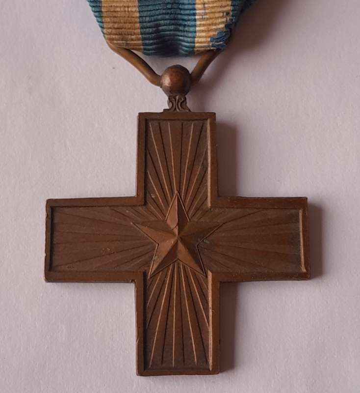 Italy WW1 War Merit Cross With Gladius Sword FERT. Full-Sized.