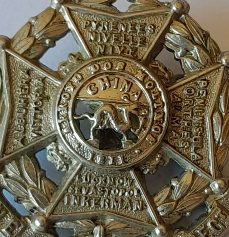Early The Border Regiment Collar Badge. Lugs Intact.