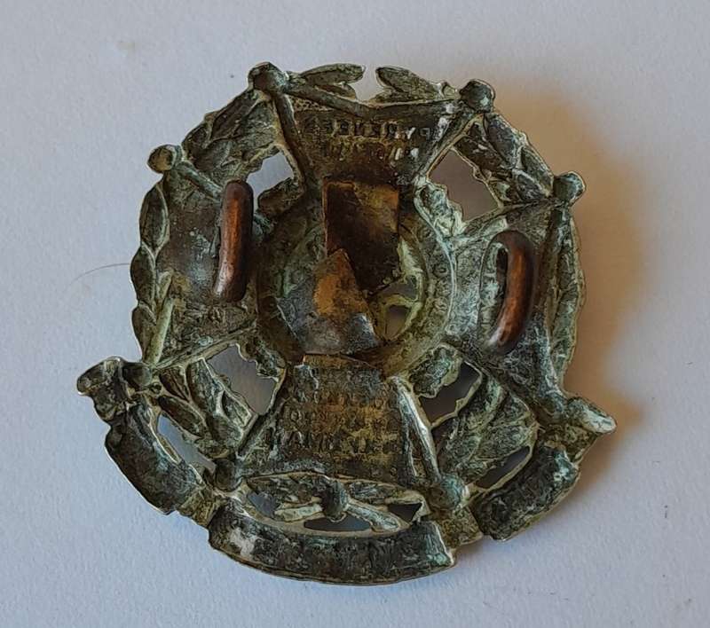 Early The Border Regiment Collar Badge. Lugs Intact.