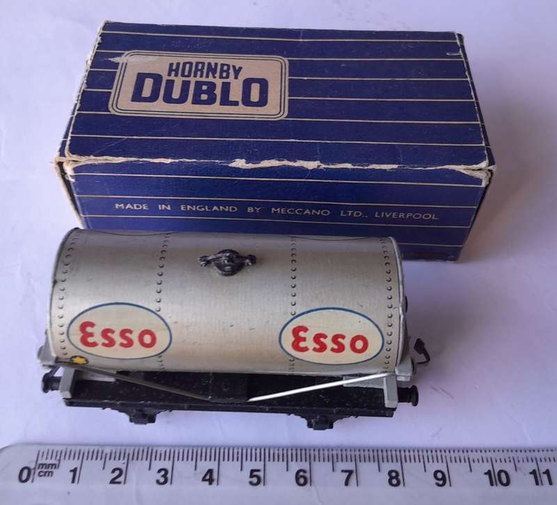 Hornby Dublo D1 Tank Wagon. `ESSO`. No : 32081. Boxed. (Last one).
