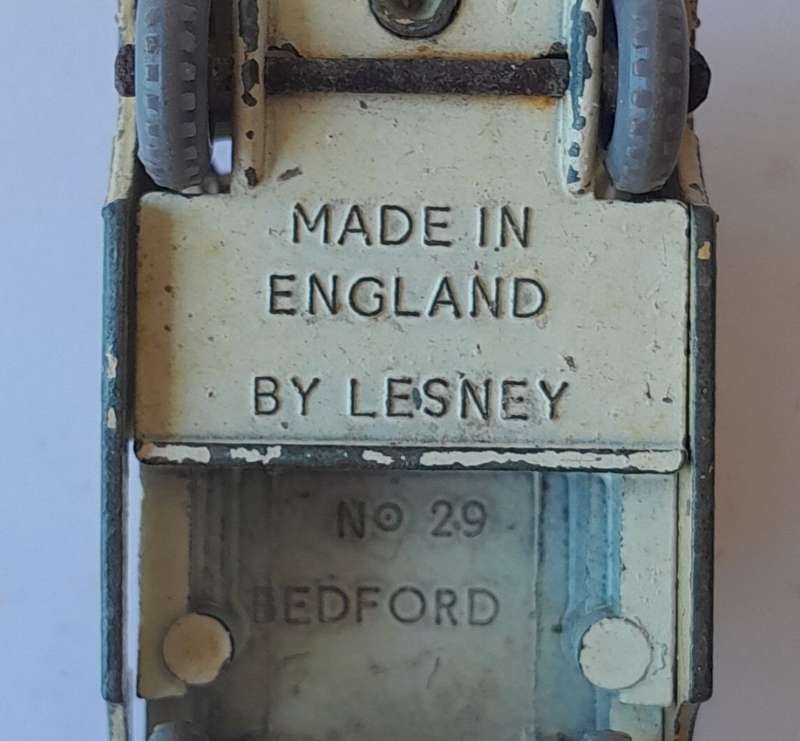Lesney Matchbox `Bedford (No 29)`. 1956-1960.