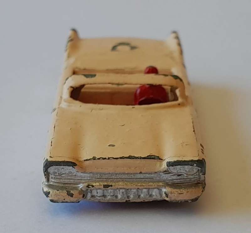Lesney Matchbox `Plymouth Belvedere (No 20)`.