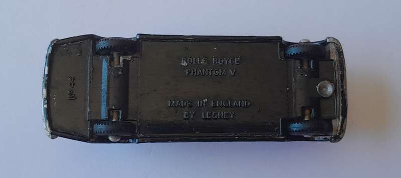 Lesney Matchbox `Rolls Royce Phantom V (No 44)`. 1964-1966.