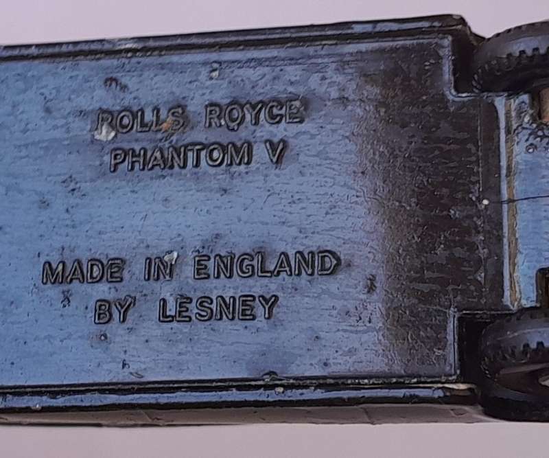 Lesney Matchbox `Rolls Royce Phantom V (No 44)`. 1964-1966.