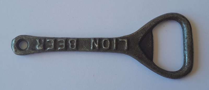Vintage `Lion Beer` Metal Bottle Opener.