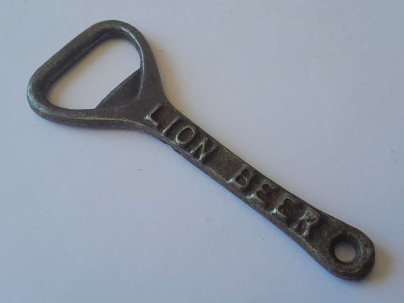 Vintage `Lion Beer` Metal Bottle Opener.