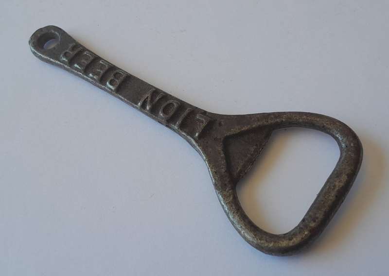 Vintage `Lion Beer` Metal Bottle Opener.