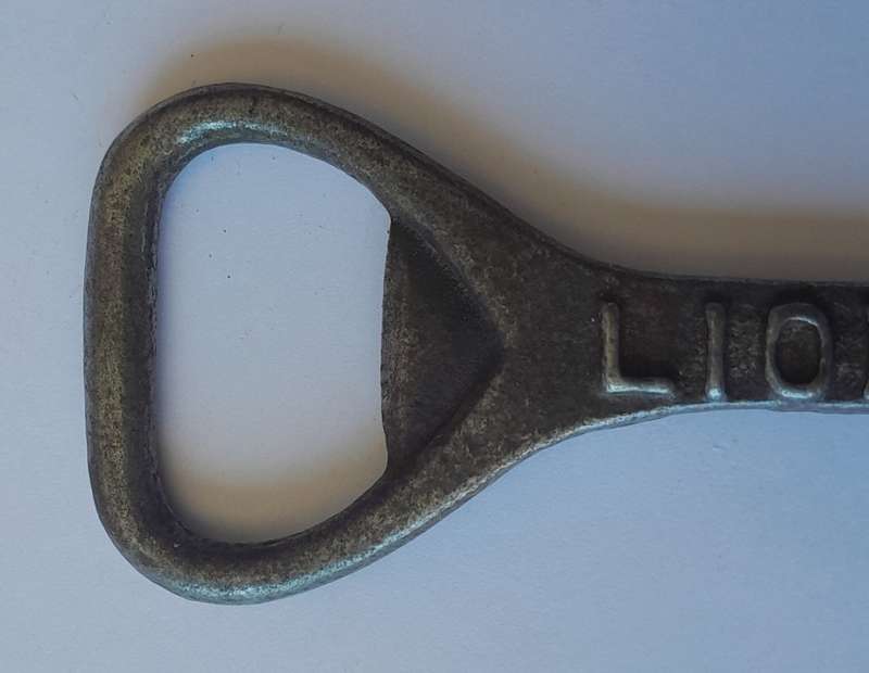 Vintage `Lion Beer` Metal Bottle Opener.