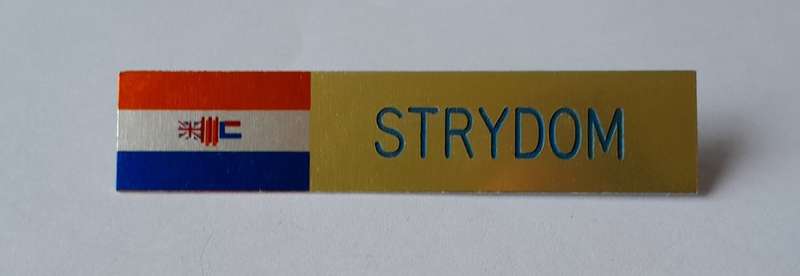 Pre-1994 SADF Name Tag.