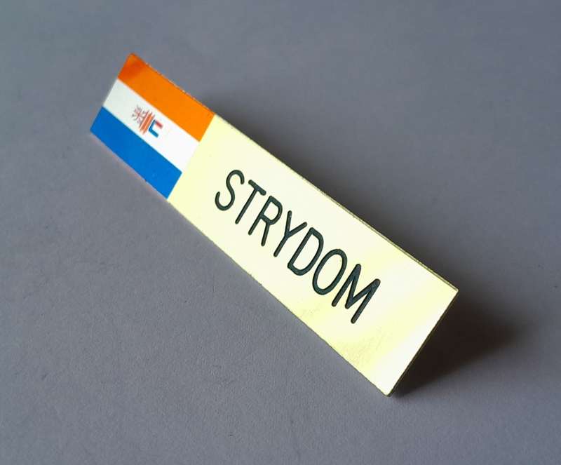 Pre-1994 SADF Name Tag.