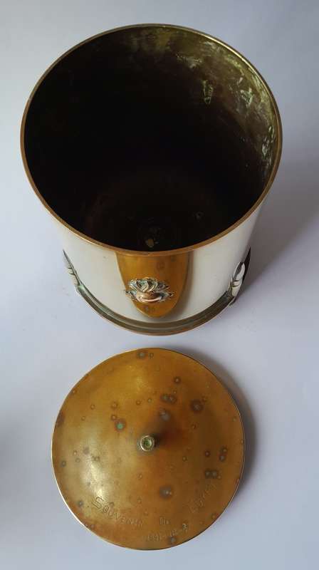 WW2 SA Engineer Corps North Africa Campaign Shell Casing And Bullets Trench Art Set.  1941-1943.