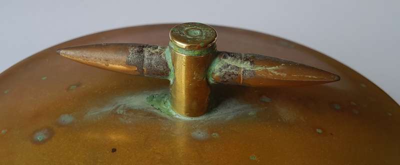 WW2 SA Engineer Corps North Africa Campaign Shell Casing And Bullets Trench Art Set.  1941-1943.