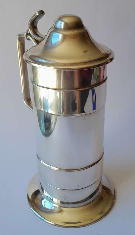 Rhodesian Bush War Airforce Tankard `To Wg Cdr P.J. McClurg From C.O. all Ranks, New Sarum`.