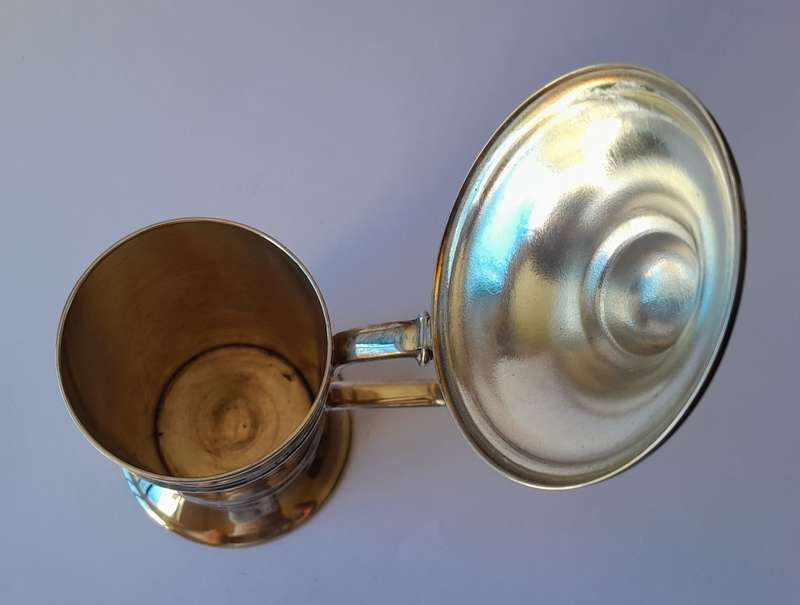 Rhodesian Bush War Airforce Tankard `To Wg Cdr P.J. McClurg From C.O. all Ranks, New Sarum`.