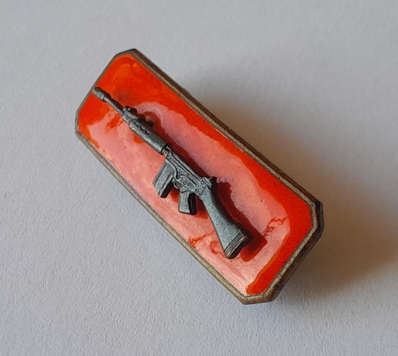 SADF Marksman Badge (Skiet Balkie). Pins Intact.