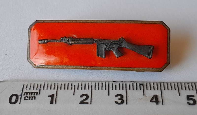 SADF Marksman Badge (Skiet Balkie). Pins Intact.