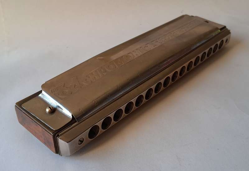 Vintage Hohner `64 Chromonica` Professional Harmonica In Original Case.