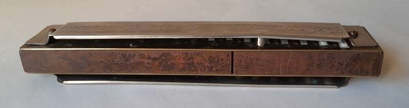 Vintage Hohner `64 Chromonica` Professional Harmonica In Original Case.